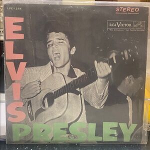Elvis Prestley Record First Album Vintage